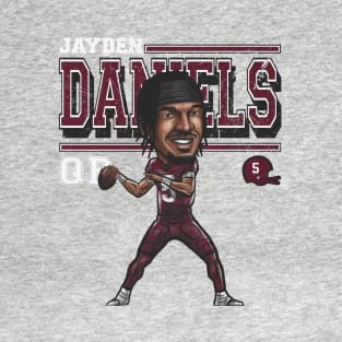 Jayden Daniels Washington Cartoon T-Shirt